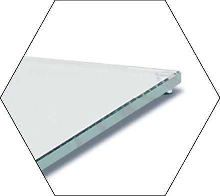 Immagine prodotto Spectral Supporto da scrivania Coppia BS58 vetro chiaro (1 coppia, Cavalletto, Non mobile)
