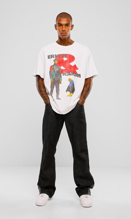 Actual product image Urban Classics Eric B & Rakim Sweat the Technique Oversize Tee - 119357 (5XL)
