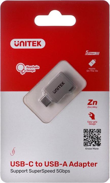 Image du produit Unitek ADAPTATEUR USBCUSBA 31 GEN1 MF A1025GNI (0.02 m, USB 2.0, USB 1.1)