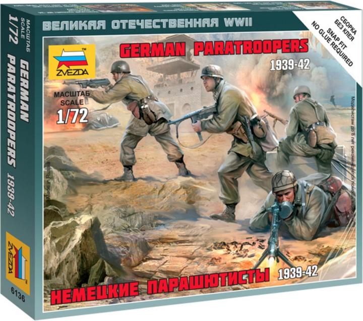 Produktbild Tamiya 1:72 WWII Deutsche Fallschirmjäger