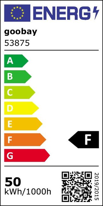 Etichetta energetica Goobay Faretto da esterno a LED, 50 W (4260 lm, IP65)