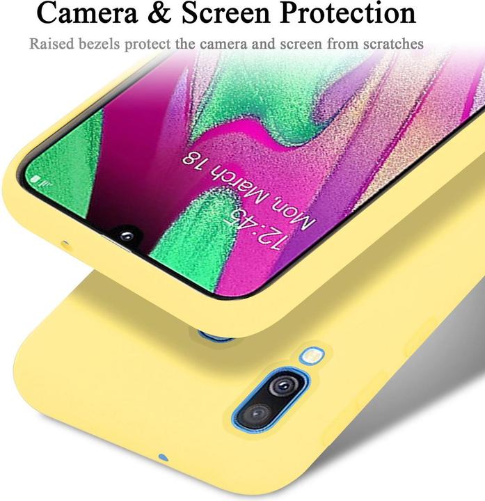 Immagine prodotto Cadorabo Copertura della cassa del silicone liquido TPU (Samsung Galaxy A40)