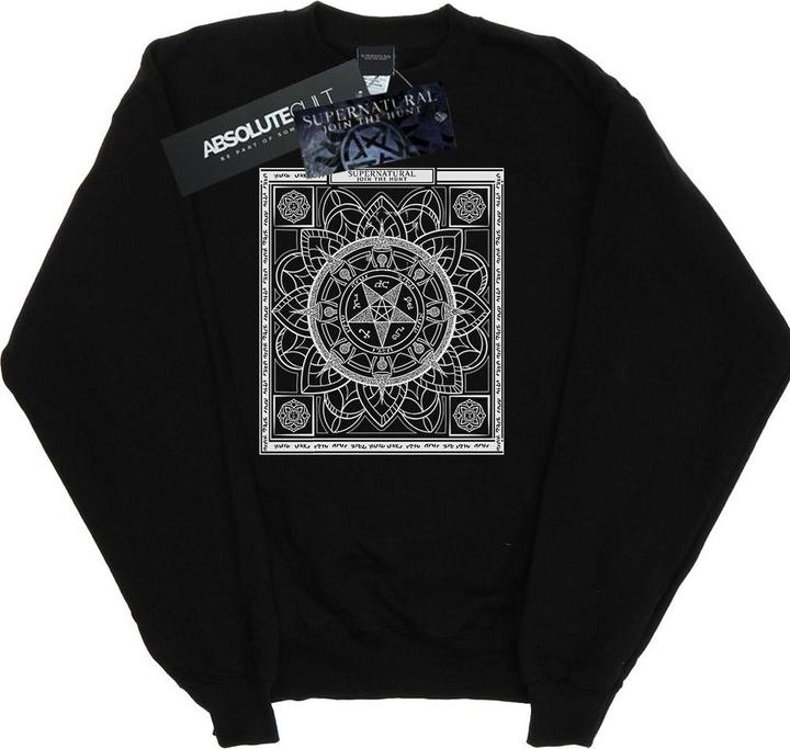 Immagine prodotto Supernatural Pentagram Pattern Felpa Donna (XXL)