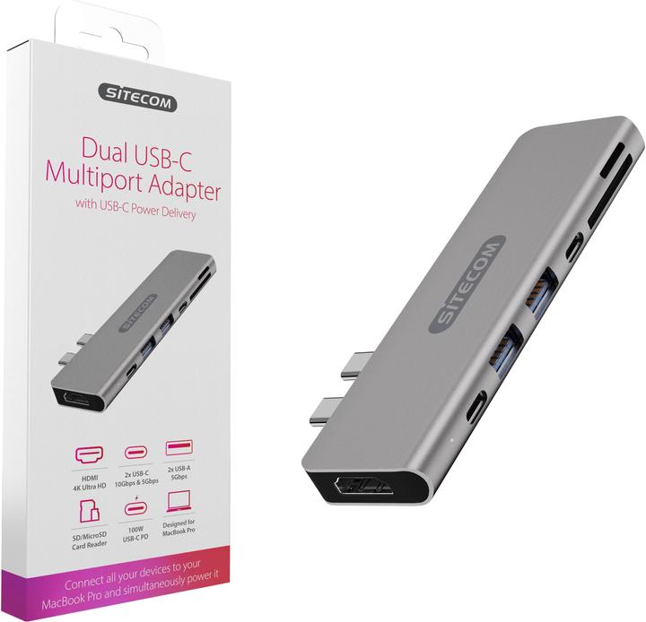 Image du produit Sitecom Mpa (USB-C, 7 Ports)