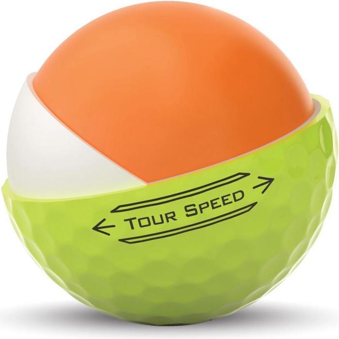 Actual product image Titleist Tour Speed yellow (22)