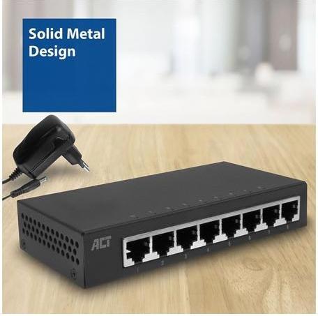 Image du produit Commutateur Gigabit Ethernet à 8 ports (8 Ports)