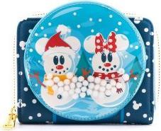 Produktbild Loungefly Disney by Porte-monnaie Snowman Minnie & Mickey Snow Globe