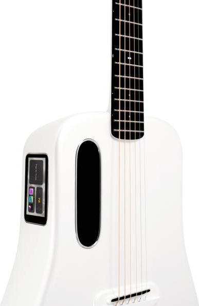 Actual product image Lava Music Me 3 Guitar 36 Inch With Spacebag White (Acoustic guitar, Carbon, HPL (High-Pressure Laminate), Super AirSonic carbon fibre)