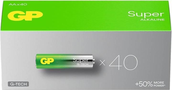 Produktbild GP Batteries 1x40 GP Super Alkaline AA Mignon Batterien PET Box (40 Stk., AA)