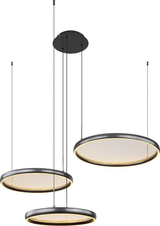Produktbild Globo Hängeleuchte Metall Schwarz Matt, 1xled