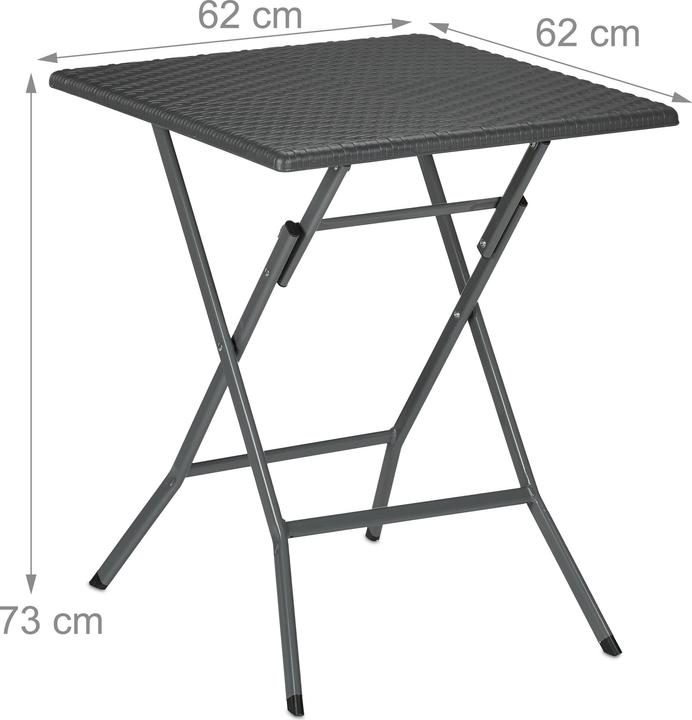 Immagine prodotto Relaxdays Tavolo da giardino (62 cm)