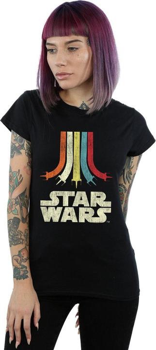 Immagine prodotto Star Wars Retro Rainbow Maglietta Donna (L)