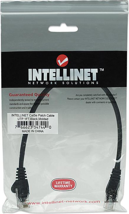 Produktbild Intellinet Patch-Kabel (U/UTP, CAT5e, 0.25 m)