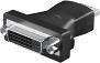 Actual product image Goobay HDMI™ / DVI-D Adapter, HDMI Standard Plug (Type A), Black (DVI, HDMI, 5.40 cm)