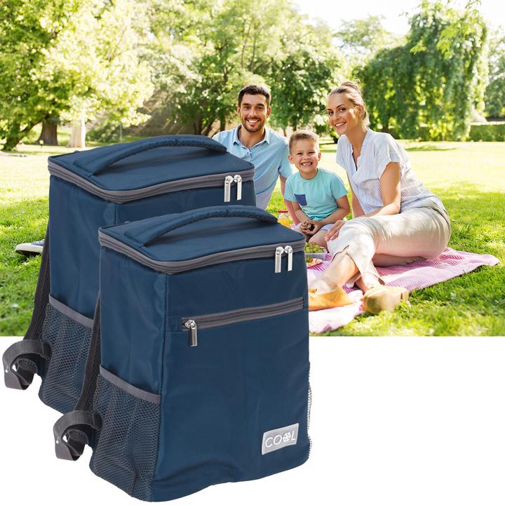 Image du produit ProWorld Sac à dos isotherme, tissu nylon, hydrofuge, 10 l, lot de 2 (10 l)