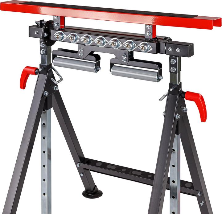Immagine prodotto Dema Cavalletto a rulli multipli 82,5 - 127,5 cm regolabile in altezza (70.50 cm, 75 cm)