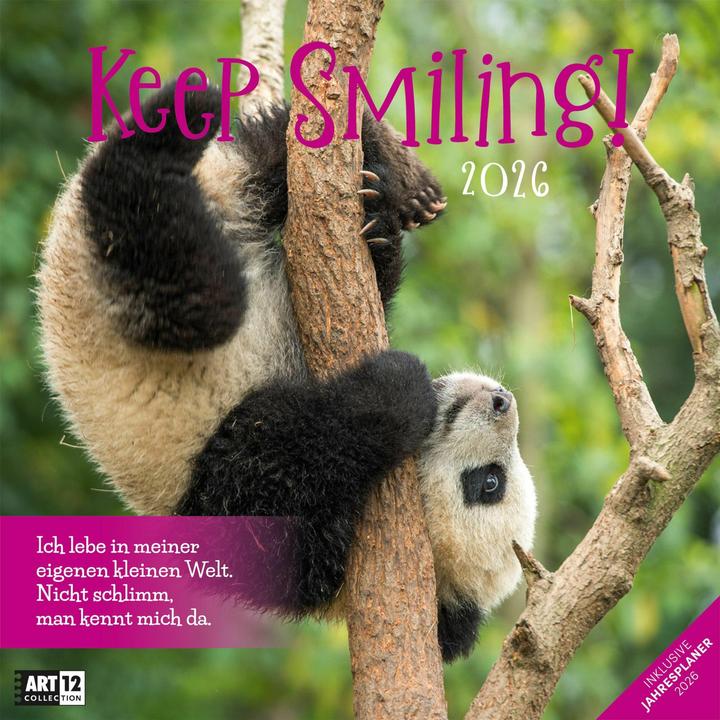 Produktbild Keep Smiling! Kalender 2026 - 30x30 (30 x 30 cm, Deutsch, Englisch, Französisch)