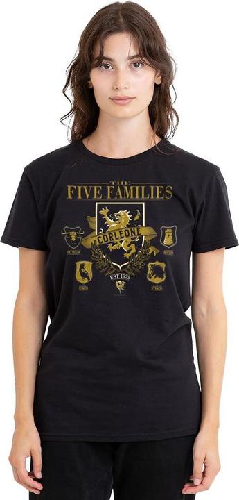 Immagine prodotto The Godfather Five Families Maglietta Loghi Adulto Unisex (L)