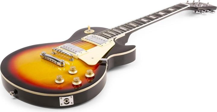 Actual product image Max Electric Guitar GigKit - Sunburst (Electric guitars set, Body: Lime, Neck: Lime, Fingerboard: basswood)