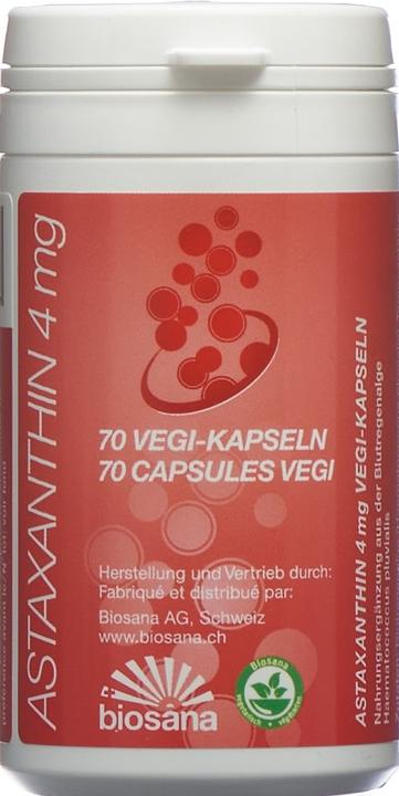 Actual product image Biosana astaxanthin (70 Piece, Capsules, 0.00 g)