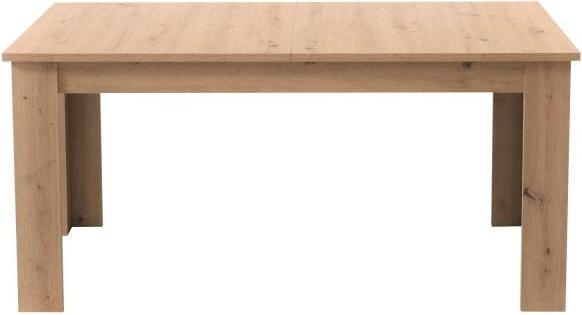Actual product image Homestyle4u Extendable dining table (160.5 x 90.5 x 76.5 cm)