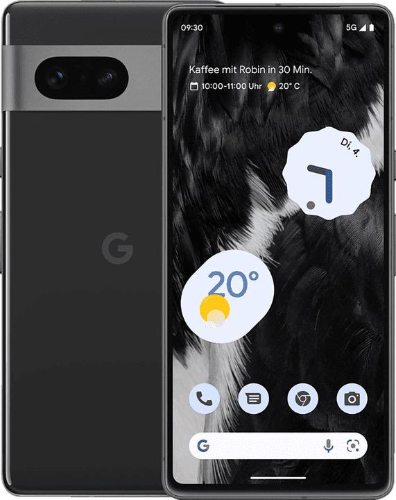 Google Pixel 7 (256 GB, Obsidian, 6.30", SIM + eSIM, 50 Mpx, 5G)