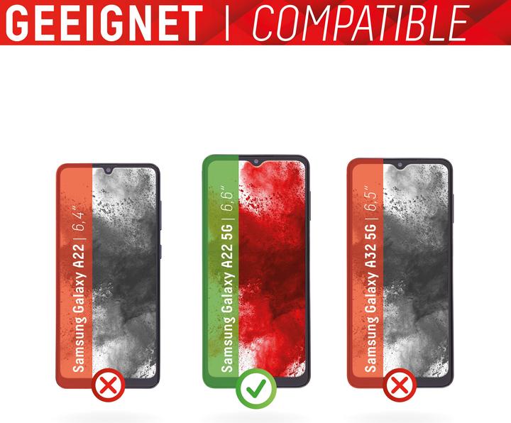 Immagine prodotto Displex Smart Glass, Displayschutzfolie (1 Pezzo/i, Samsung Galaxy A22 5G)