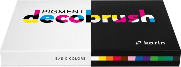 Actual product image Karin PIGMENT DECO BRUSH - Brush Marker (Multicoloured, 12 x)