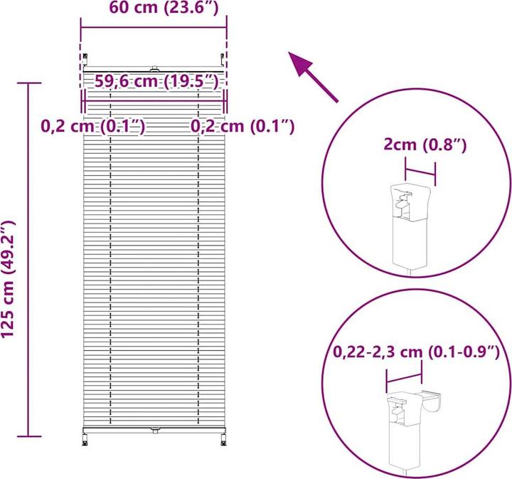 Produktbild VidaXL Eward (60 x 125 cm)