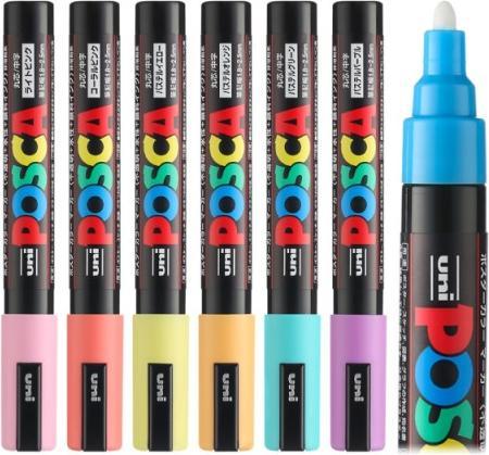 Image du produit Posca Set de 7 feutres PC-5M (3 mm)