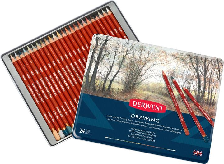 Image du produit Derwent Drawing Buntstifte (Multicolore, 24 x)