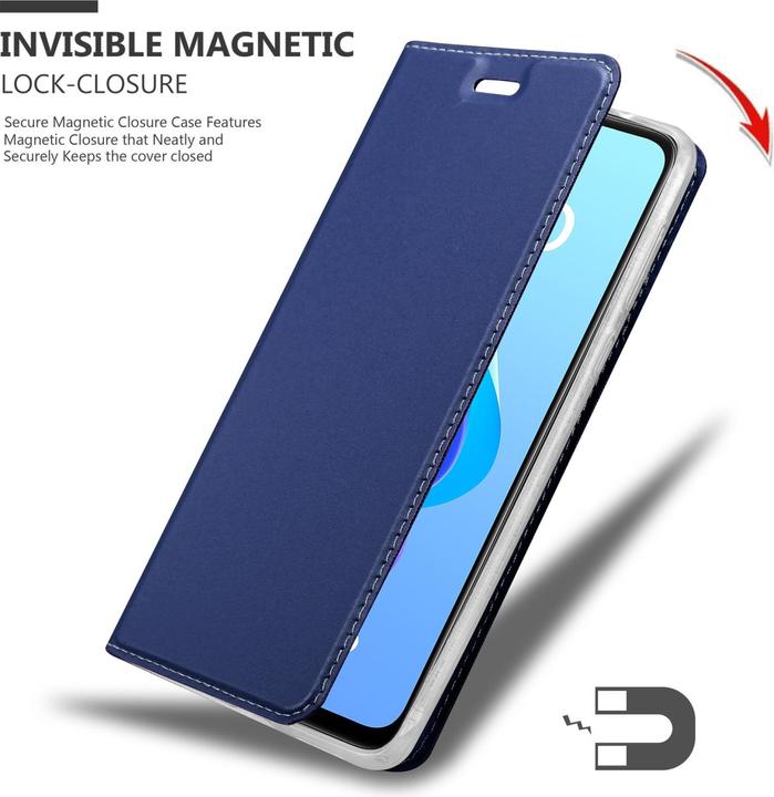 Productafbeelding Cadorabo Classy Book Case voor Oppo A36 / A76 / A96 4G / K10 4G / Realme 9i (Realme 9i, Oppo A76, Oppo A36)