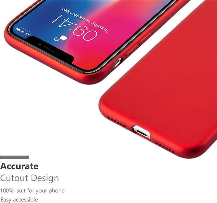 Productafbeelding Cadorabo TPU Matte Metallic hoes (Apple iPhone X)