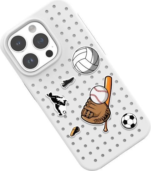 Produktbild Pinifit Zestaw Etui Pinit Dynamic + Sports Pin iPhone 14 Pro Max 6.7" czarny/black wzór 1 (Apple iPhone 14 Pro Max)