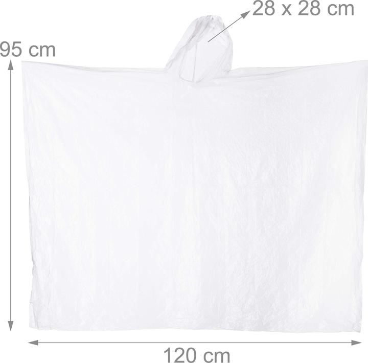 Productafbeelding Relaxdays 13x regenponcho (13)