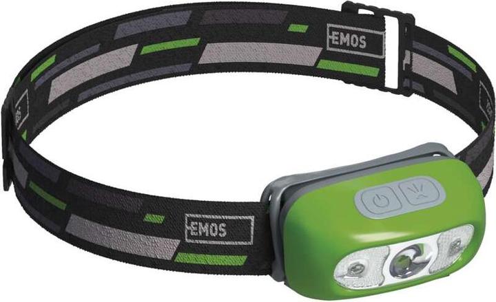 Actual product image Emos CREE LED Rechargeable Headlamp, 230 lm, 80 m, Li-Pol 1200 mAh (230 lm)