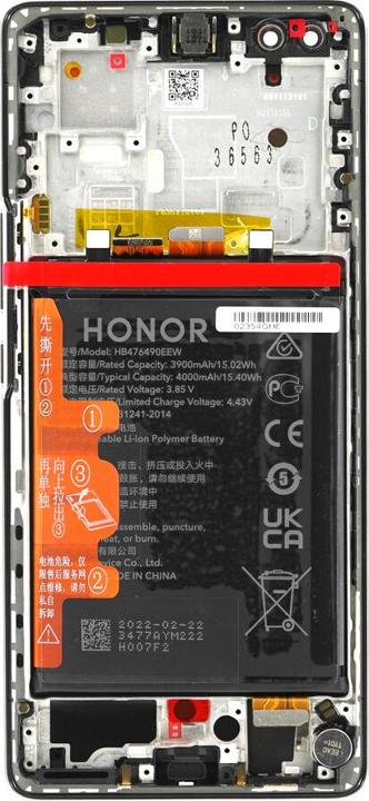 Produktbild Honor Display + Akku 50 Pro Frost Crystal (Akku, Honor 50 Pro)