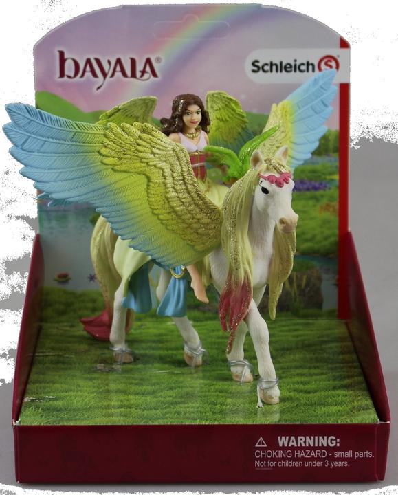 Actual product image Schleich Surah with glitter Pegasus