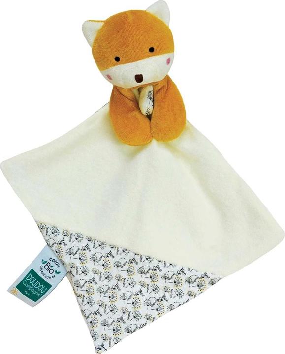 Doudou et Compagnie Fox organic snuffle cloth 20cm 3x2 ass (MQ6) **