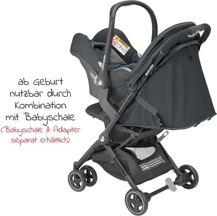 Actual product image Maxi-Cosi Lara2 Essential Graphite (Black Frame)