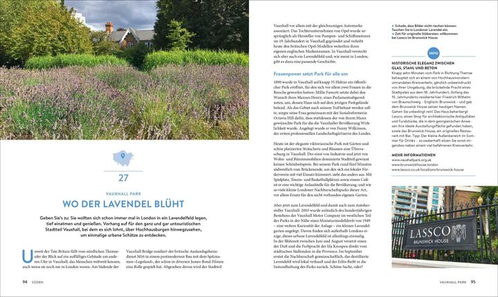 Valeurs nutritives et ingrédients Secret Places London (Allemand, Barbara Geier, 2024)