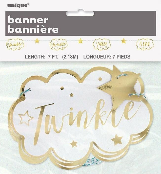 Produktbild Unique Party Twinkle Twinkle Little Star Papiergirlande