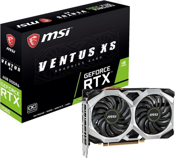 Produktbild MSI GeForce RTX 2060 VENTUS XS 6G OC (6 GB)