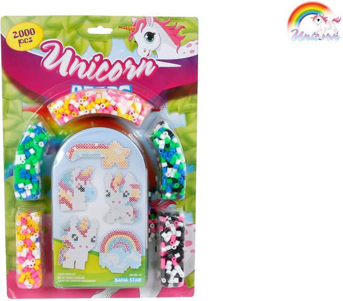 Actual product image Roost Ironing beads unicorn set 590206 20x30cm