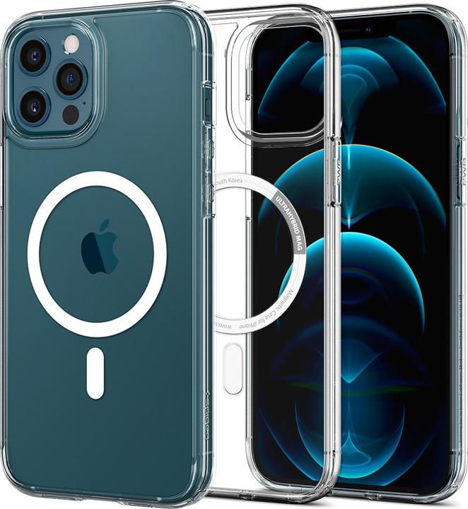 Immagine prodotto Spigen Crong ULTRA HYBRID MAG MAGSAFE IPHONE 12 PRO MAX Baltas (Apple iPhone 12 Pro Max)