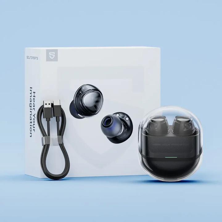 Productafbeelding Soundpeats Clear Dot TWS Hoofdtelefoon zwart (10 h, Draadloze)