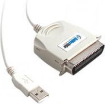 Actual product image C2G Port Authority USB IEEE-1284 Parallel Printer Adapter Cable 6ft (1.83 m, Parallel (printer))