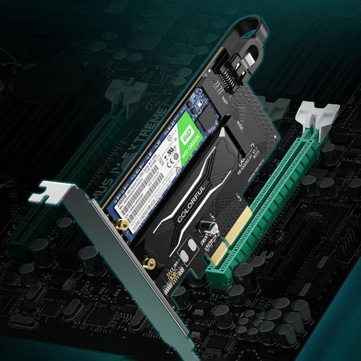 Produktbild Ugreen PCIe 3.0 x4 to M.2 M-Key + M.2 B-Key Adapter