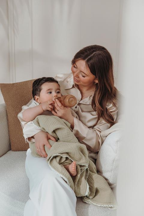 Produktbild Meyco Spitze swaddle (120 cm, 120 cm)