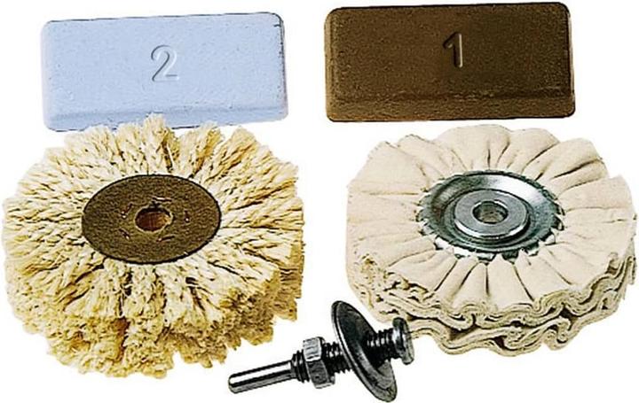 Immagine prodotto wolfcraft wolfcraft 1 Profi-Polier-Set 6-tlg. (spazzolato)